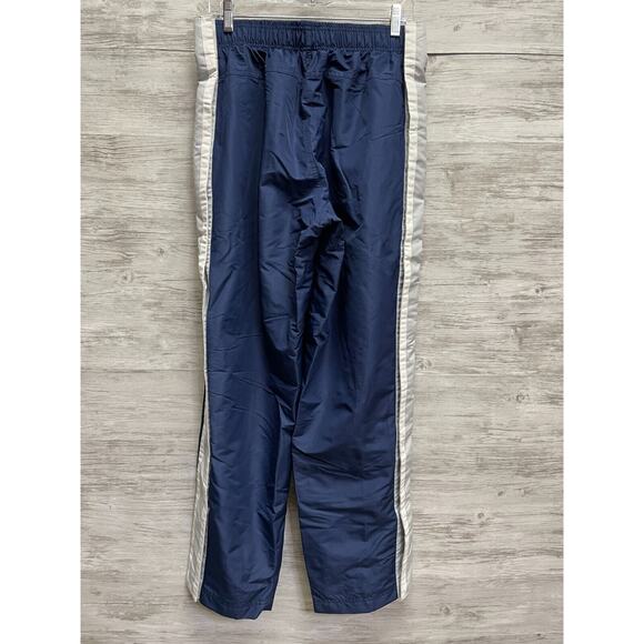 Vtg Nike Track Pants Mens Large Blue Warmup Snap Breakaway Gray Tag Y2K - Picture 9 of 16